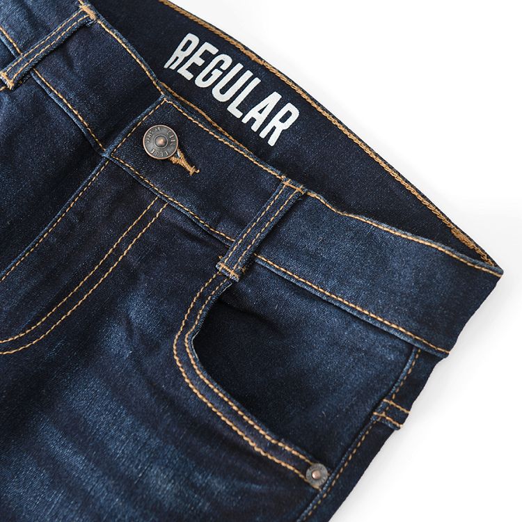 Denim capri pants