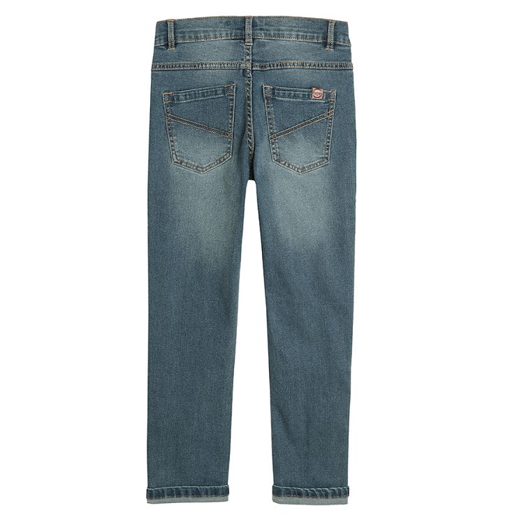 Denim capri pants