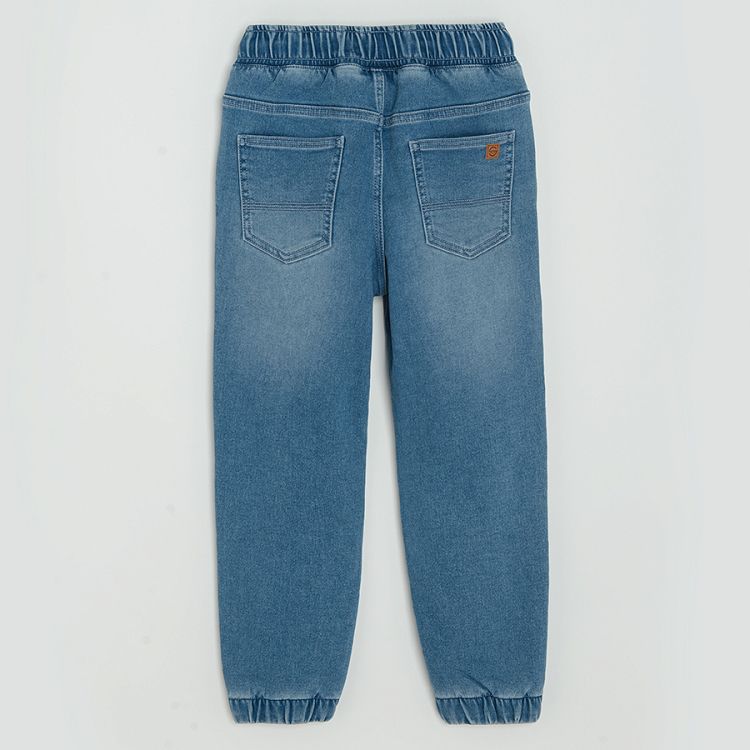 Παντελόνι τζιν γαλάζιο με επένδυση fleece