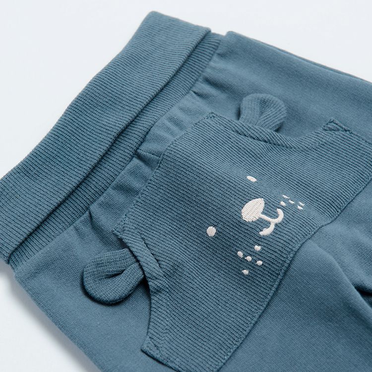 Teal jogging pants