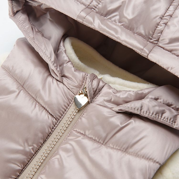 Hooded zip through vest with a hood