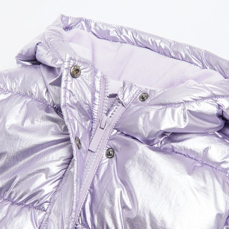 Violet hooded jacket