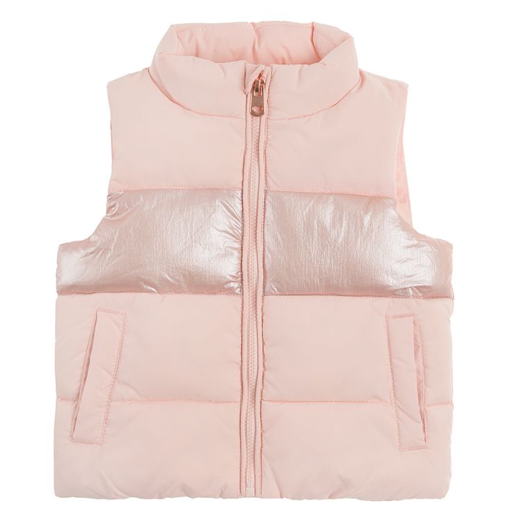 Light pink outdoor vest