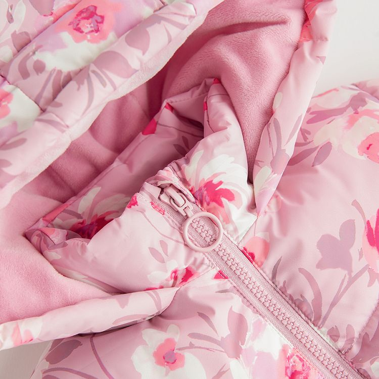 Pink floral jacket