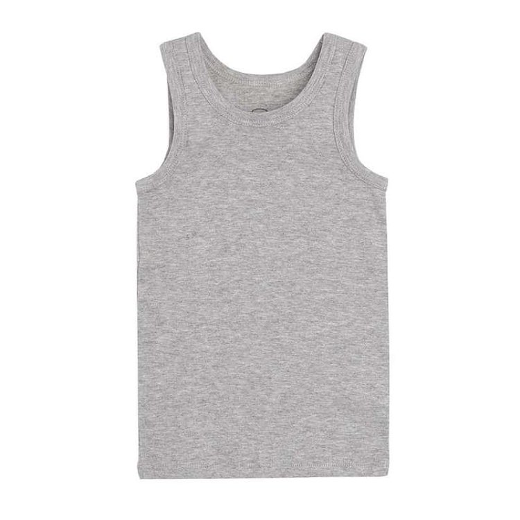 Organic cotton underwear vests with wide straps 5-pack
