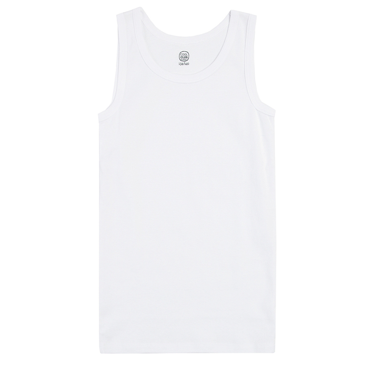 White and grey underwear vest 3-pack