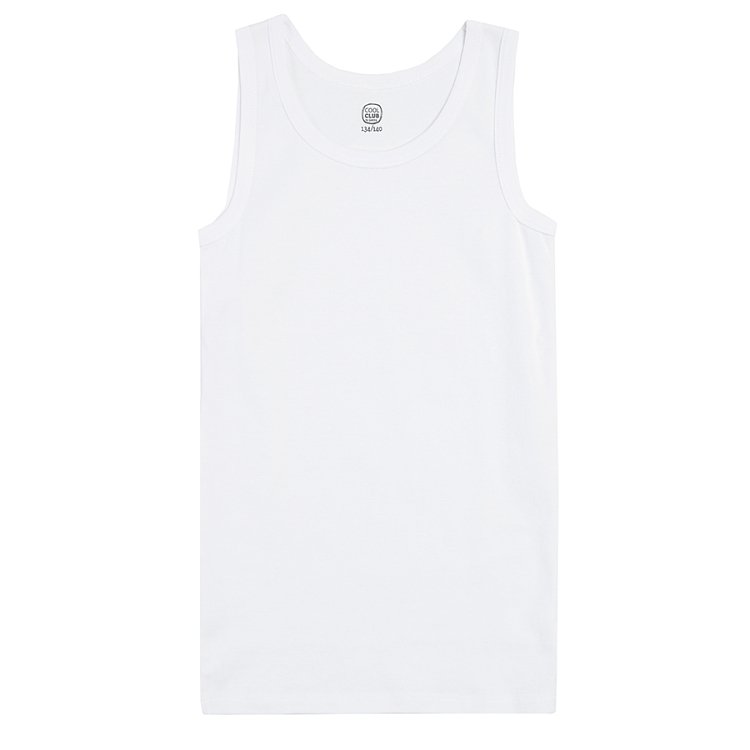 White and grey underwear vest 3-pack