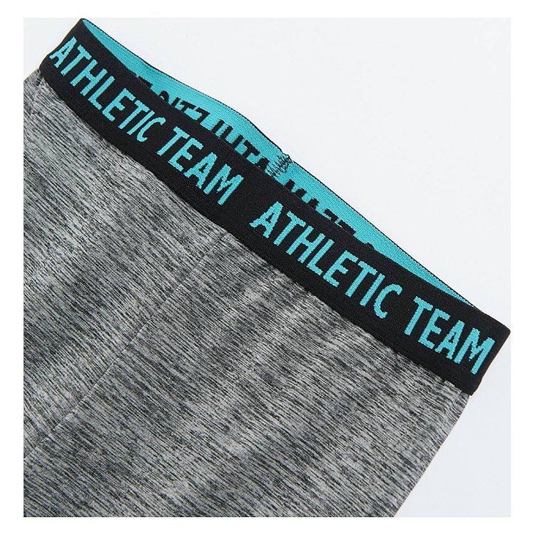 Grey melange ski thermal