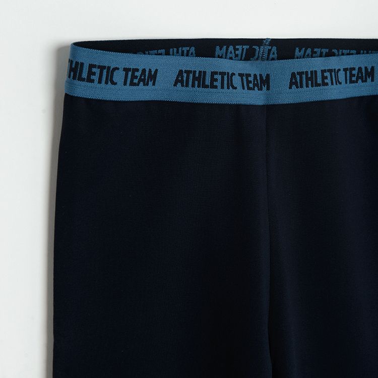Blue ski thermal bottom