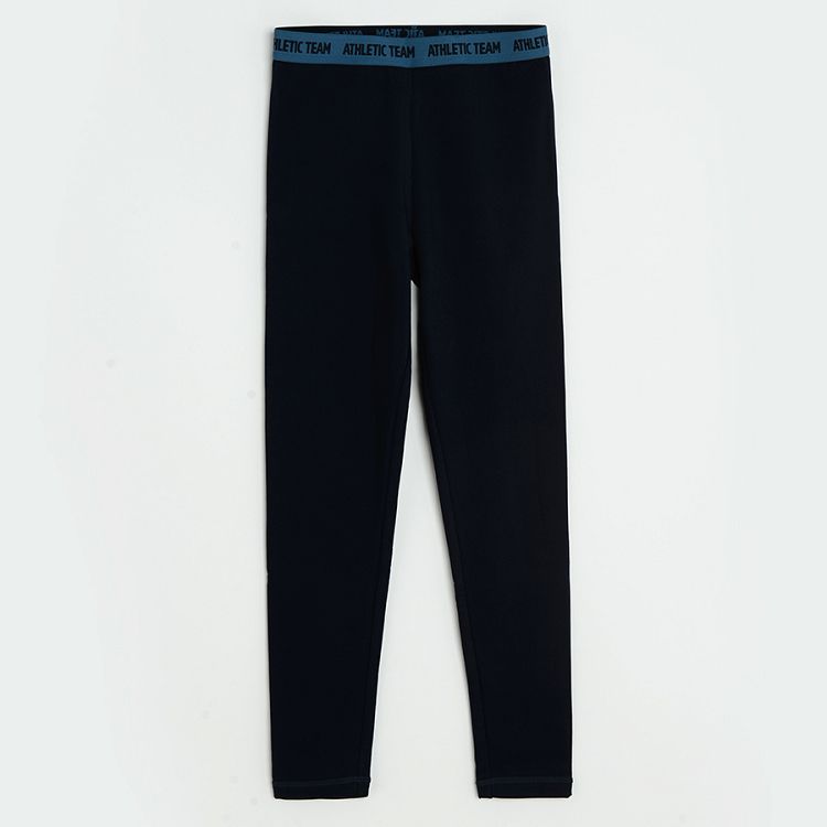 Blue ski thermal bottom