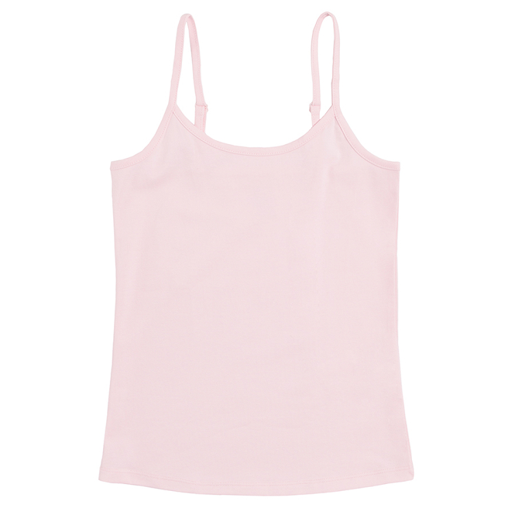 White black pink underwear vest with thin straps 3-pack