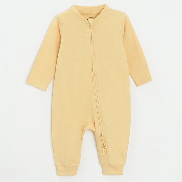 Mix color long sleeve sleepsuit 3-pack