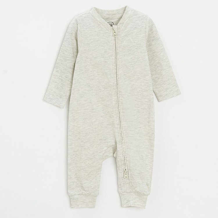 Mix color long sleeve sleepsuit 3-pack