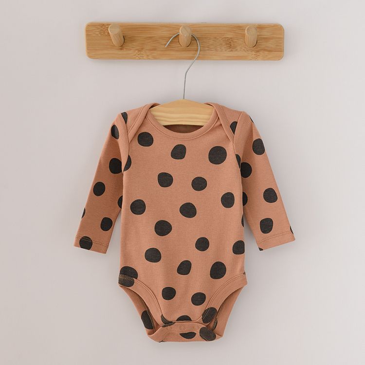Mix color Long sleeve bodysuits 3-pack
