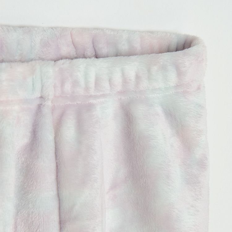 Pink tie dye unicorn long sleeve pyjamas