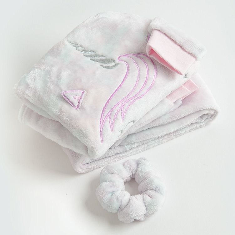 Pink tie dye unicorn long sleeve pyjamas