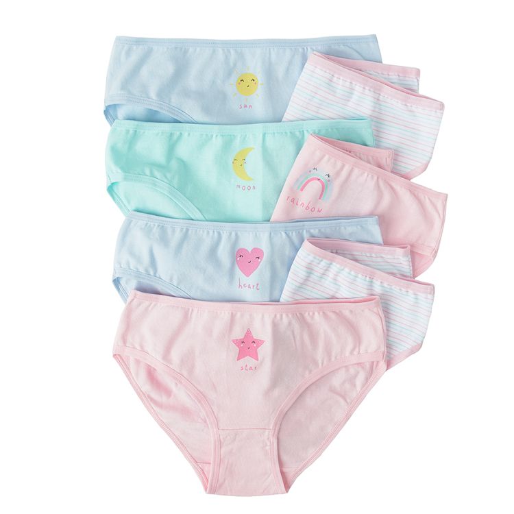 Pastel color underwear- 5 pack