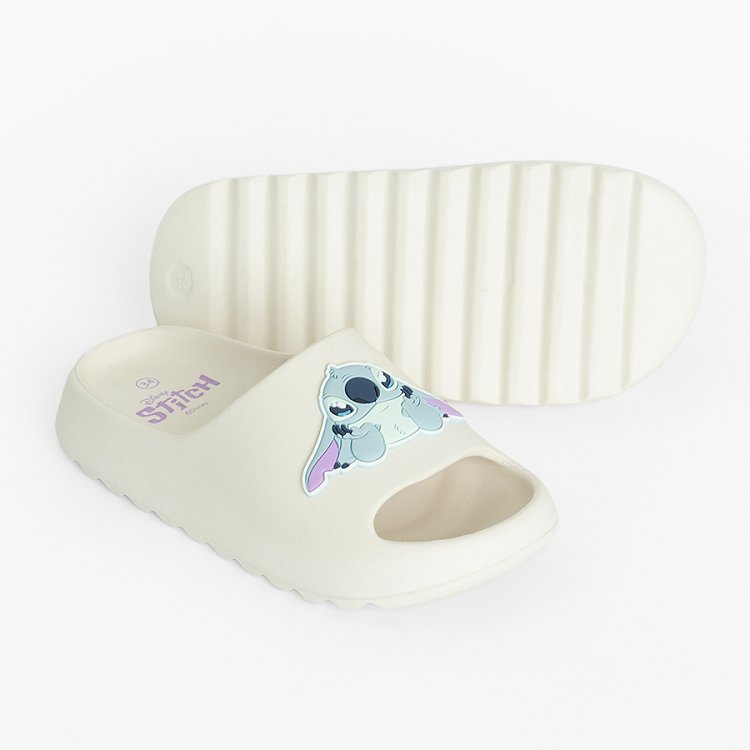 Σαγιονάρες λευκές με στάμπα LILO & STITCH
