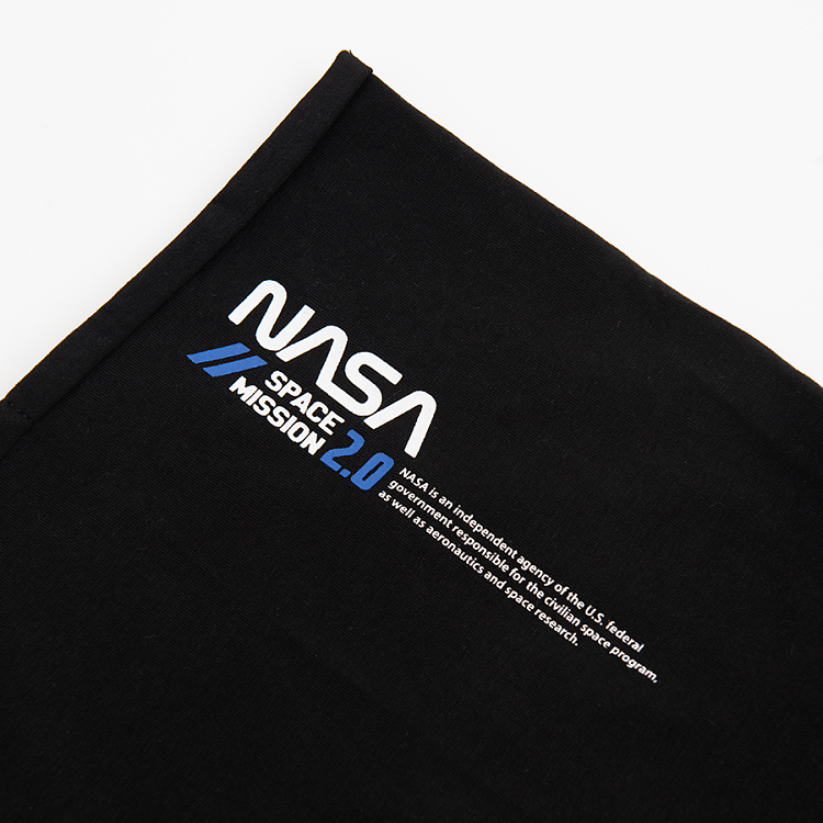 NASA black neckerchief