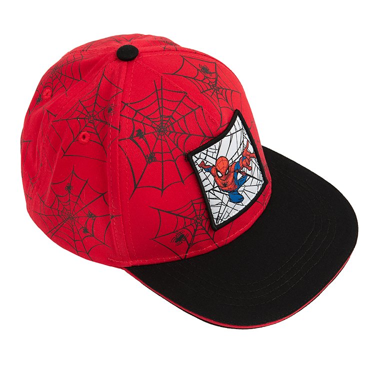 Spiderman red jockey hat