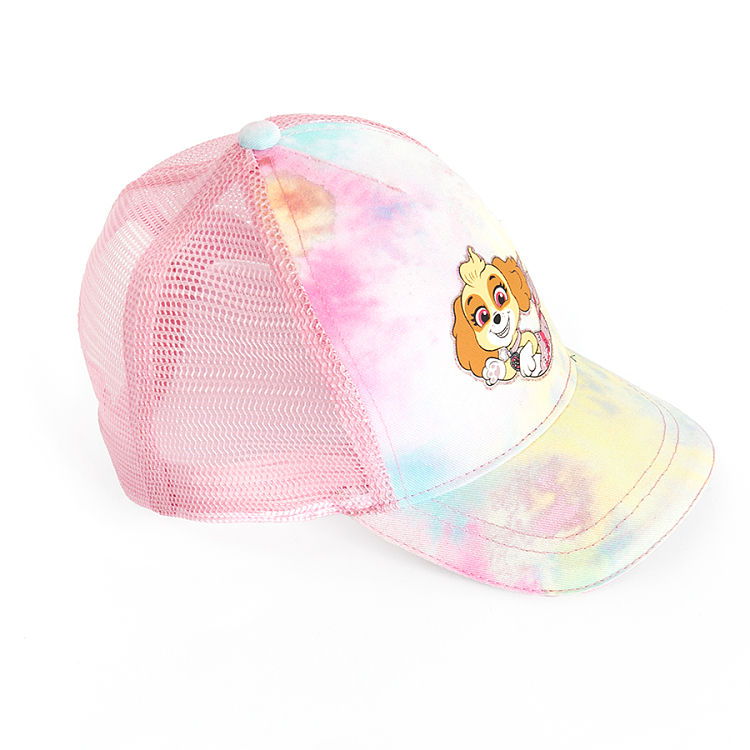 Καπέλο jockey ροζ με εφέ tie dye PAW PATROL