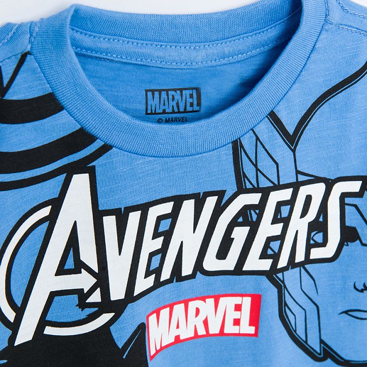 Μπλούζα μακρυμάνικη 2 τμχ με στάμπα Avengers