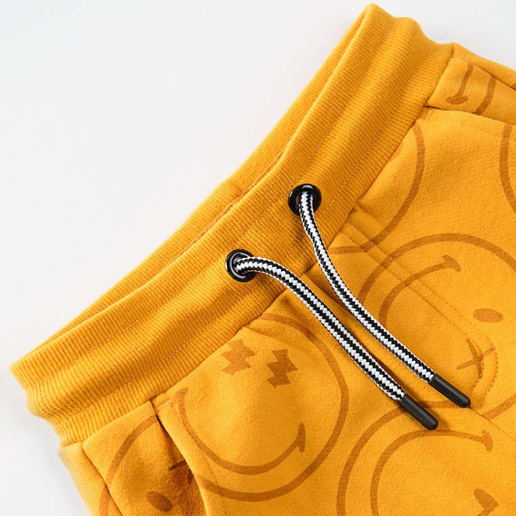 Smiley yellow jogging pants