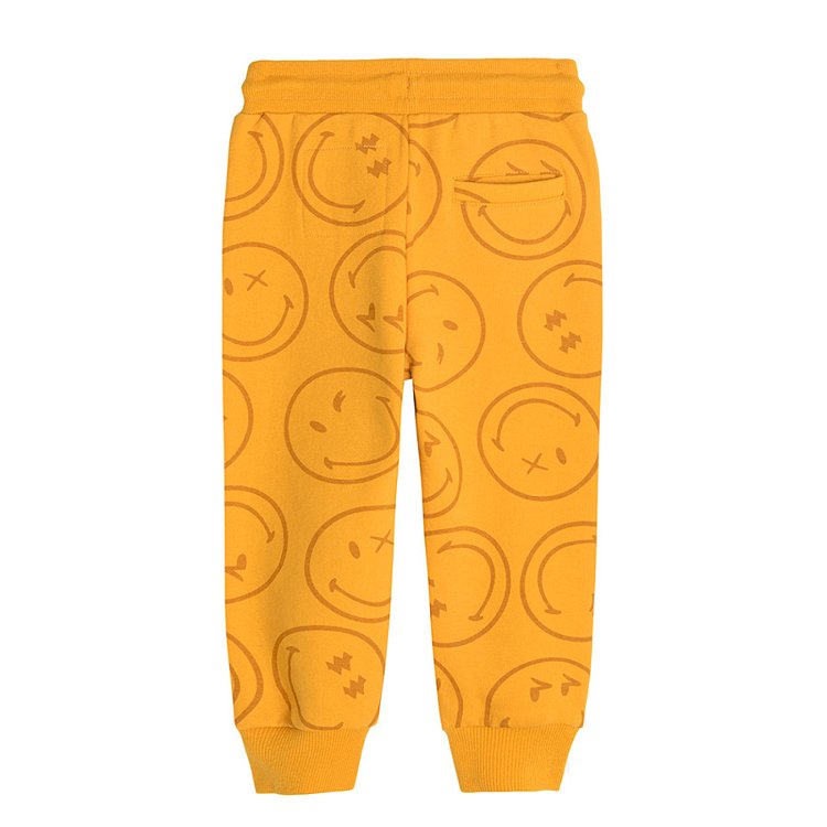 Smiley yellow jogging pants