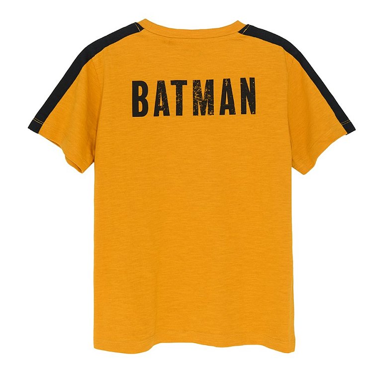 Batman orange short sleeve blouse