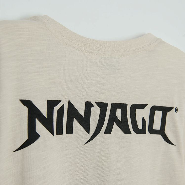 Μπλούζα κοντομάνικη μπεζ Lego Ninjago