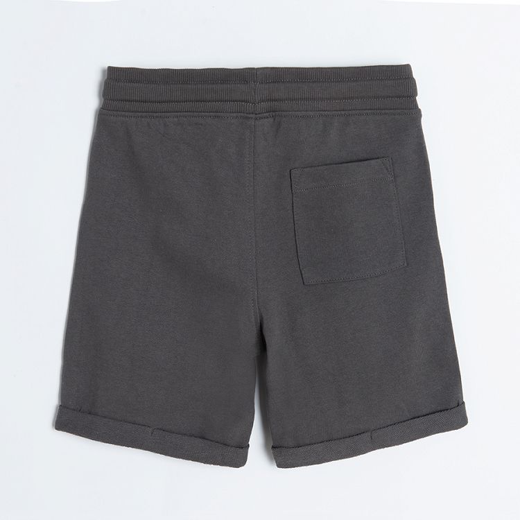 Looney Tunes anthracite shorts with adjustable waist