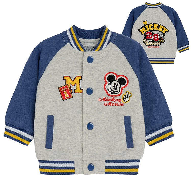 Mickey Mouse button down sweatshirt