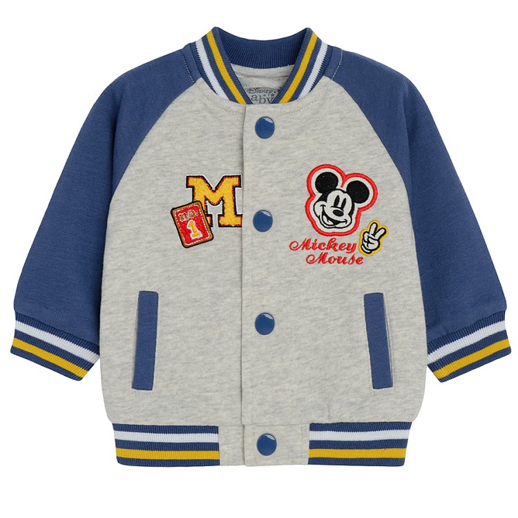 Mickey Mouse button down sweatshirt