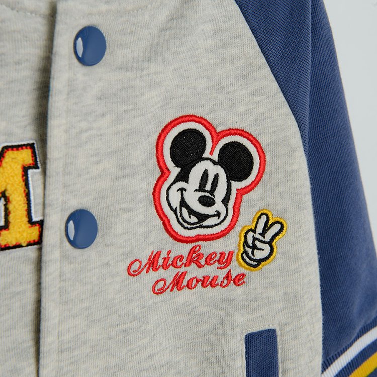Mickey Mouse button down sweatshirt