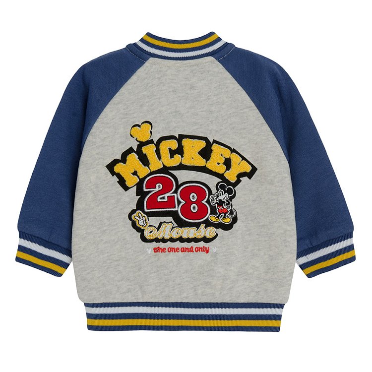Mickey Mouse button down sweatshirt