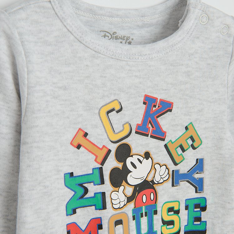Φορμάκι μακρυμάνικο με σχέδιο Mickey Mouse