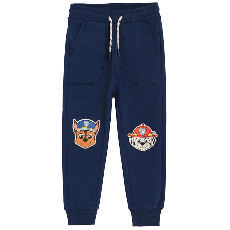 Φόρμα 2 τμχ μπλε και γαλάζια με στάμπα PAW PATROL