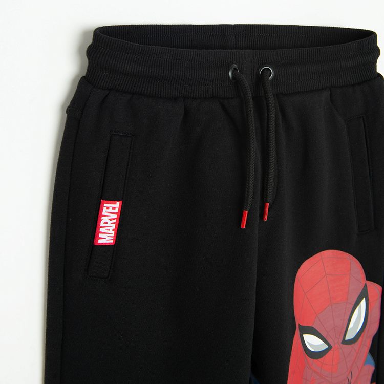 Φόρμα μαύρη με στάμπα SPIDERMAN MARVEL