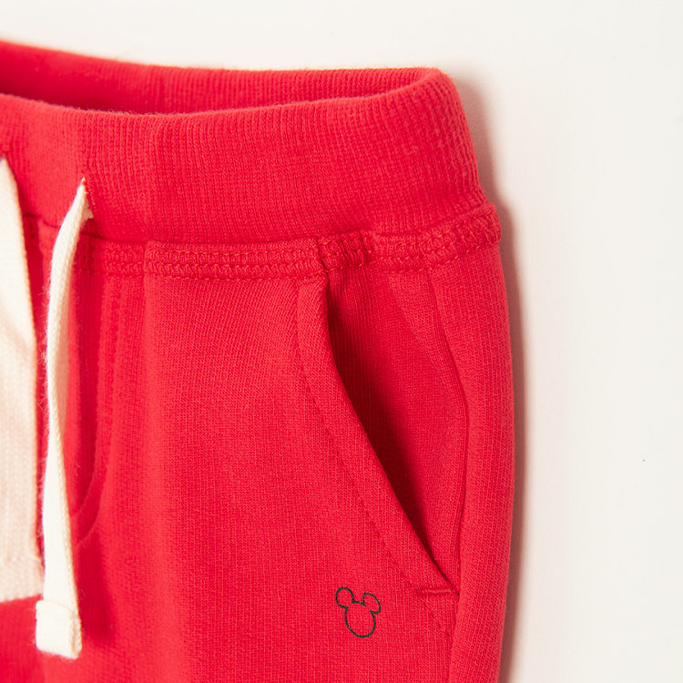 Mickey Mouse red jogging pants