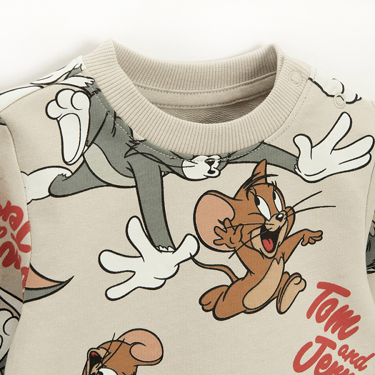 Tom and Jerry set, sweatshirt and blue sweatpants- 2 pieces