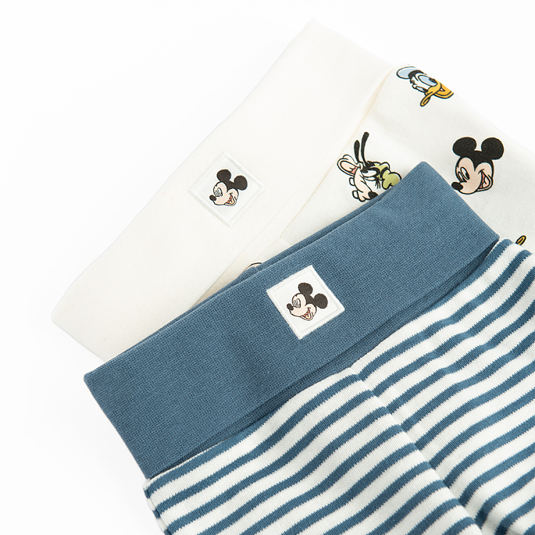 Mickey Mouse and Friends footed leggings- 2 pack