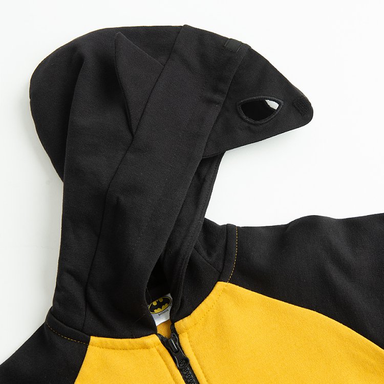 Batman zip through sweatshirt- Hood like Batman's head cover