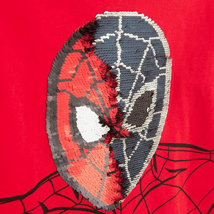Spiderman red long sleeve blouse