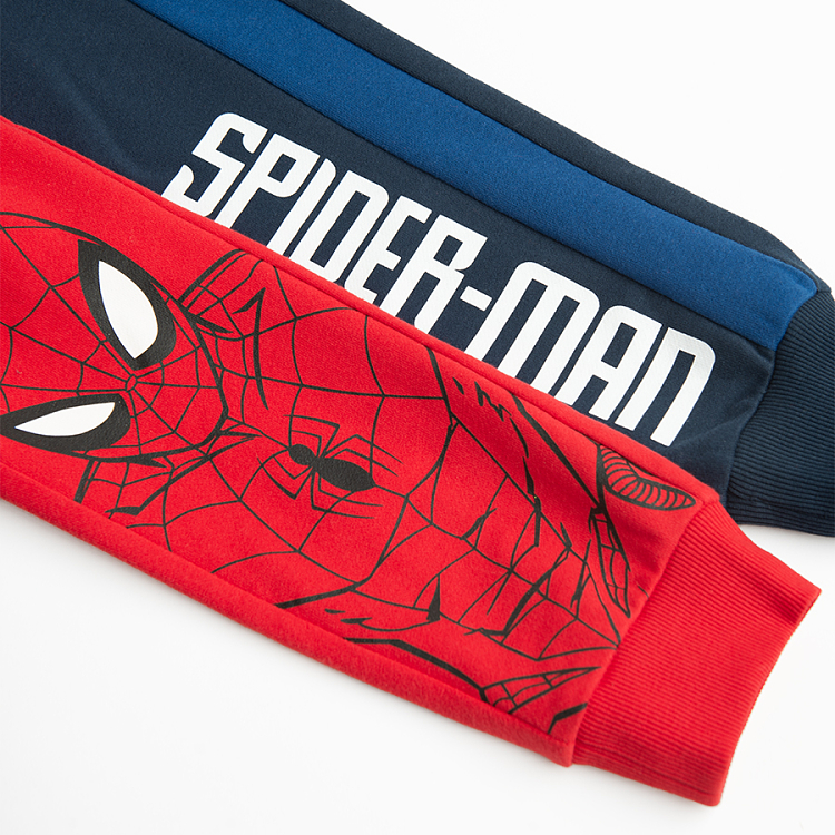 Φόρμα 2 τμχ μπλε και κόκκινη με στάμπα SPIDERMAN