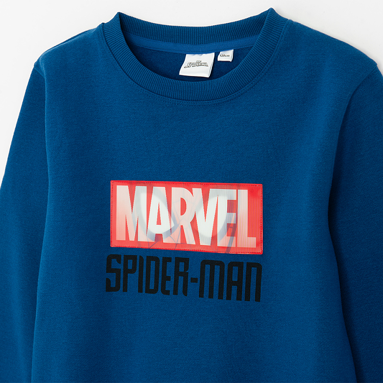 Spiderman blue sweatshirt