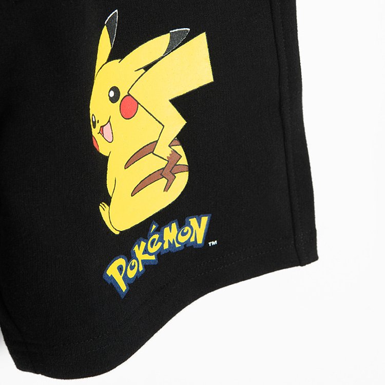 Σορτς μαύρο με στάμπα POKEMON