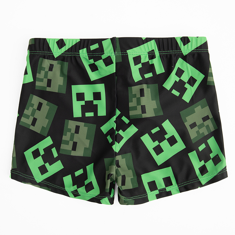 Μαγιό σορτς με στάμπα MINECRAFT
