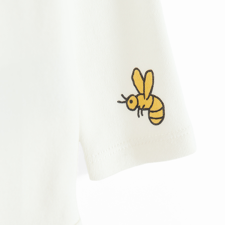 Winnie the Pooh footed overall and grey long sleeve bodysuit set- 2 pieces