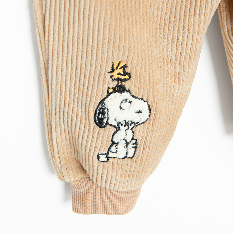 Παντελόνι φόρμα καφέ SNOOPY