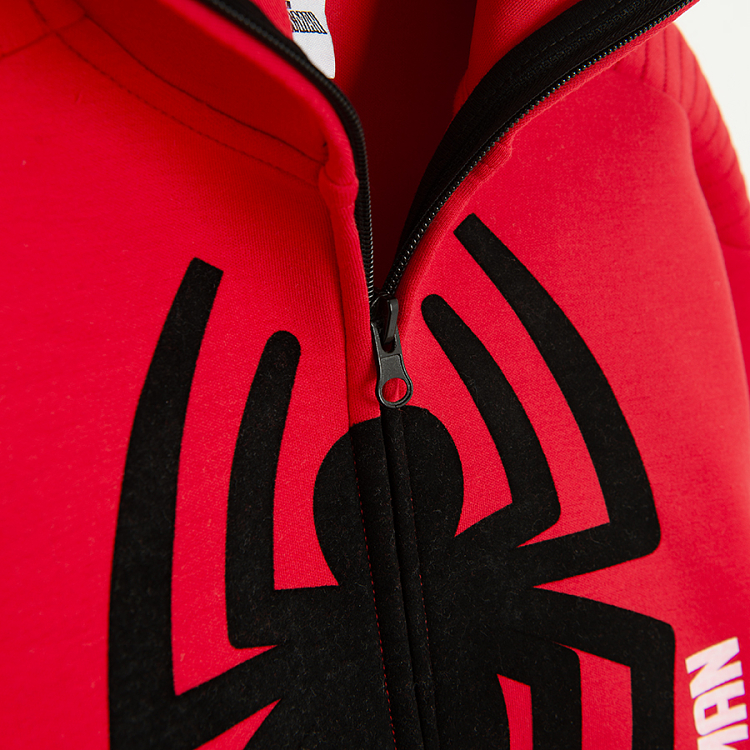 Ζακέτα με φερμουάρ και κουκούλα SPIDERMAN